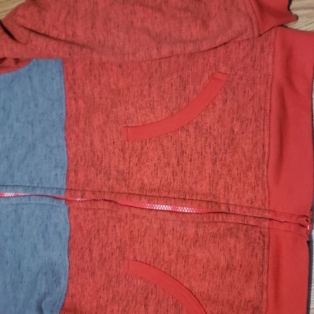 Boys XXL 18 Wonder Nation zip up Hoodie Sweater Sweatshirt fleece warm thick - Picture 2 of 5